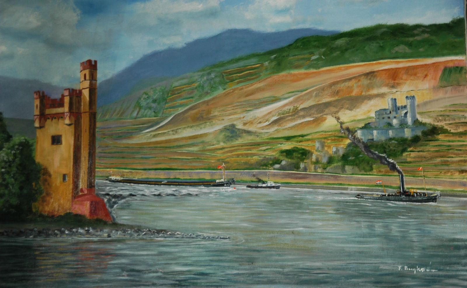 Schilderij Bingerloch